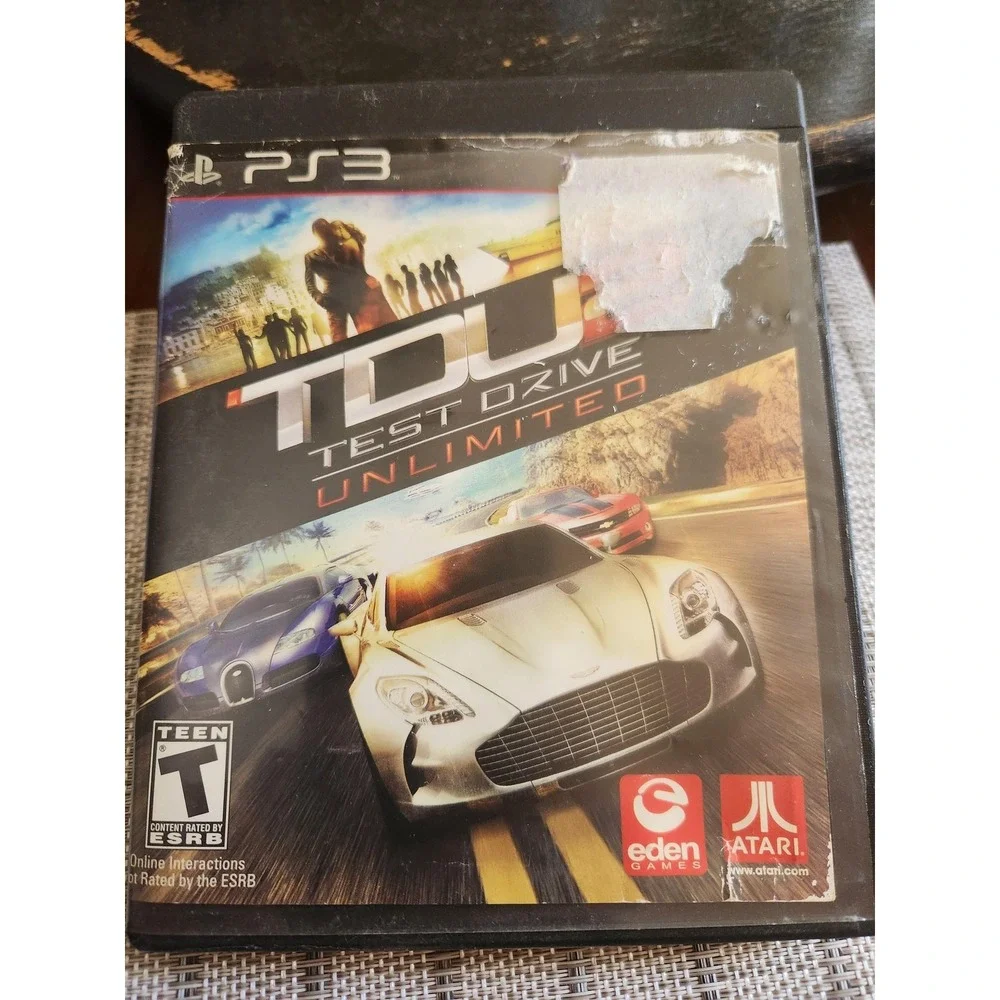 Test Drive Unlimited 2 Sony PlayStation 3 PS3 Game Case Disc Only Atari‎ Rated T